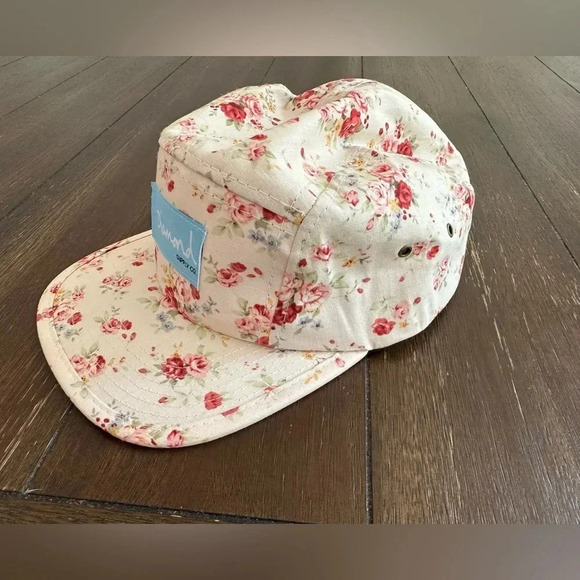 NWOT Diamond Supply & Co floral hat main image 3